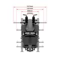 Leg-press / Hacken squat HMS LP3175
