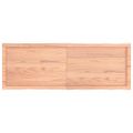 vidaXL Stolová doska svetlohnedá 140x50x(2-6)cm ošetrený masív hrany