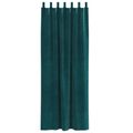 vidaXL Zatemňovacie závesy 2 ks Tmavozelená 140 x 245 cm Zamat