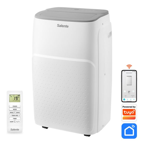 Salente SummerICE12, múdra mobilná klimatizácia, 12000 BTU, WiFi + Bluetooth, diaľk. ovl.