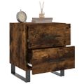 vidaXL Nočné stolíky 2 ks dymový dub 40x35x47,5 cm kompozitné drevo