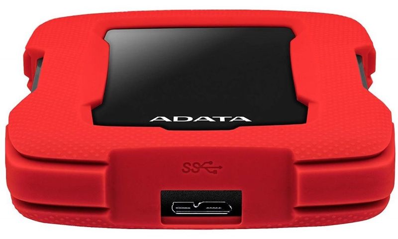 ADATA HD330/2TB/HDD/Externý/2,5"/Červená/3R Pevný disk, externý, 2TB, 2,5", USB 3.1, odolný, červený