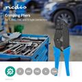 Krimpovacie klešty NEDIS CRPI110BU | RG58/59 | konektory F, BNC, TNC a N