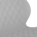 335040 vidaXL Swivel Dining Chair Light Grey Velvet