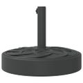 vidaXL Podstavec pod slnečník pre Ø38/48 mm tyče 25 kg kruh