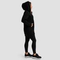 Dámska Longline mikina Limitless Black - GymBeam, veľkosť XXL, veľkosť oblečenia XXL