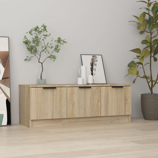 vidaXL TV skrinka, dub sonoma 102x35x36,5 cm, kompozitné drevo