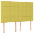 vidaXL Boxspring posteľ s matracom zelená 140x190 cm látka