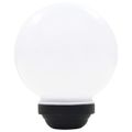 vidaXL Vonkajšie solárne lampy 4 ks 15 cm LED guľové RGB
