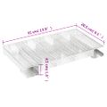 vidaXL Generátor studeného dymu 8-komorový 35 cm nehrdzavejúca oceľ