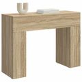 vidaXL Konferenčný stolík Dub sonoma 102 x 35 x 75 cm Kompozitné drevo