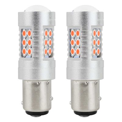 LED žiarovky CANBUS 3030 24SMD 1157 BAY15D PR21/5W Red 12V/24V