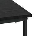 vidaXL Stôl s úložným priestorom Čierny dub 100 x 50 x 75 cm