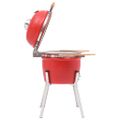 vidaXL Kamado gril s udiarňou keramika 33 cm