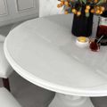 vidaXL Chránič na stôl priehľadný Ø 120 cm 1,6 mm PVC