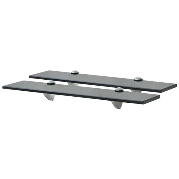 vidaXL Nástenná polička 2 ks sklo 50x10 cm 8 mm