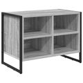 vidaXL Skriňa na topánky 60 x 35 x 44 cm Kompozitné drevo Sivý Sonoma