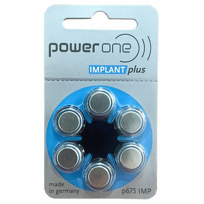 Varta 6 x Power One Implant Plus 675 batérie pre načúvacie prístroje