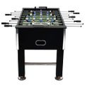 vidaXL Stolný futbal, oceľ 60 kg 140x74,5x87,5 cm, čierny
