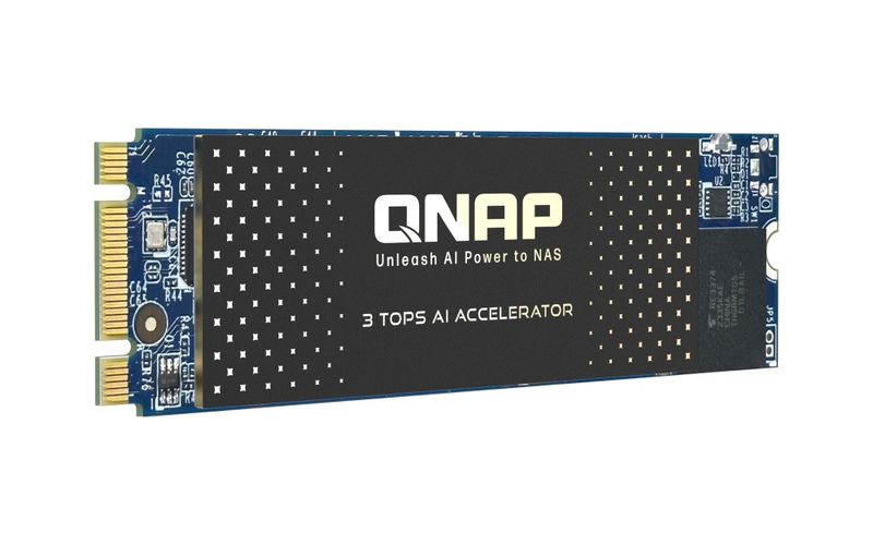 QNAP QAI-M100 - Rockchip RK1808 Cortex-A35 1.6GHz, 3 Top NPU, M.2 2280 PCIe Gen2 x1 AI accelerator
