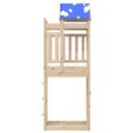 vidaXL Herná veža Hnedá 85 x 52,5 x 239 cm Masívne borovicové drevo