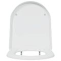 vidaXL WC sedadlo Biela 49 x 36 x 4 cm Duroplast