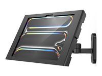 Montážna sada (stojan, kryt, montáž na stenu) - pre tablet - uzamykateľný - kovový rám - čierna - veľkosť obrazovky: 13" - montáž na stenu - pre Apple 13-inch iPad Pro (M4)