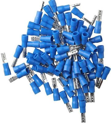 Faston-zdírka 2,8 mm modrá pre kábel 1,5-2,5 mm2, balenie 100 ks