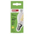 LED žiarovka Filament Mini Globe / E14 / 5,9 W (60 W) / 806 lm / neutrálna biela