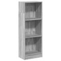 vidaXL Knižnica sivý dub sonoma 40x24x109 cm kompozitné drevo