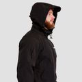 Pánska bunda Softshell Black - GymBeam, veľkosť M, veľkosť oblečenia M