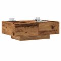 vidaXL Konferenčný stolík staré drevo 90x60x31 cm kompozitné drevo