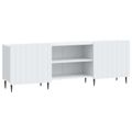vidaXL TV skrinka Biela 150 x 31 x 52 cm Kompozitné drevo