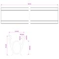 vidaXL Tesnenie garážových dverí Čierna 41 x 33 mm 5,5 m PVC