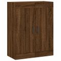 vidaXL Vysoká skrinka hnedý dub 69,5x34x180 cm spracované drevo