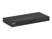 Prepínač - L3 - riadený - 10 x 10/100/1000 (8 PoE+) + 2 x 10 Gigabit SFP+ - bočné prúdenie vzduchu - Montovateľný do rozvádzača - PoE+ (240 W)