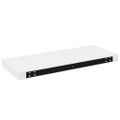 vidaXL Plávajúce nástenné police 4 ks, lesklé biele 60x23,5x3,8cm, MDF