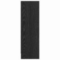 vidaXL Regál na knihy 80 x 24 x 76 cm Kompozitné drevo Čierny dub