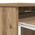 vidaXL Stôl dub artisan 86x49x76 cm kompozitné drevo
