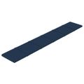 vidaXL Nástenné panely 12 ks modré 90x15 cm zamatové 1,62 m²