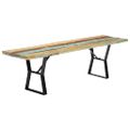vidaXL Lavička 160 cm, recyklovaný masív