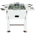 vidaXL Stolný futbal oceľ 60 kg 140x74,5x87,5 cm biely