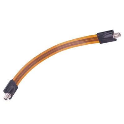 Koaxiálna priechodka oknom 27 cm - medená, F/F konektory