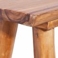 vidaXL Záhradná lavička 120 cm teakový masív