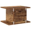 vidaXL Nočný stolík Staré drevo 40 x 30 x 25 cm Kompozitné drevo