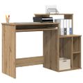 vidaXL Stôl Remeselný dub 120,5 x 44 x 88,5 cm Kompozitné drevo