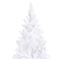 vidaXL Osvetlený umelý vianočný stromček 400 cm, biely