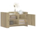 vidaXL Konferenčný stolík dub sonoma 80x50x50 cm kompozitné drevo