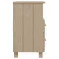 vidaXL Nočné stolíky HAMAR 2 ks, medovo hnedé 40x35x62 cm, masív
