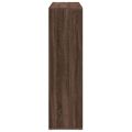 vidaXL Rozdeľovacia knižnica hnedý dub 102x29x103,5 cm kompozit.drevo